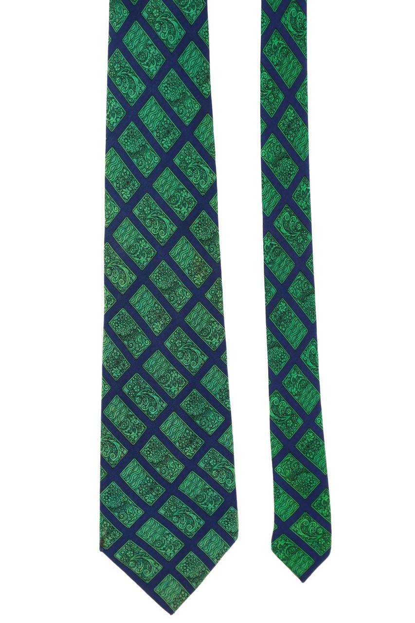 Carou LANVIN PARIS Seiden-Krawatte mit Print