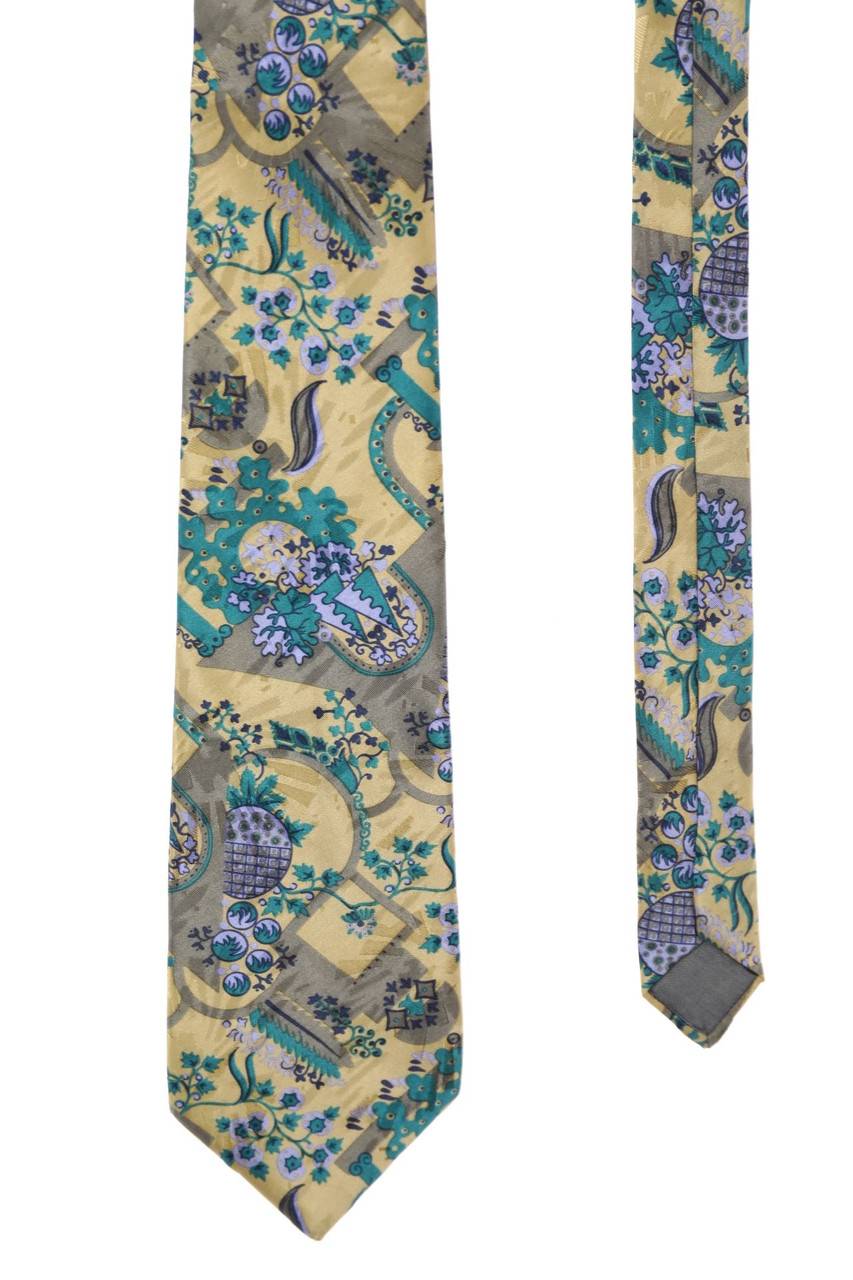 Carou LANVIN PARIS Seiden-Krawatte mit Print