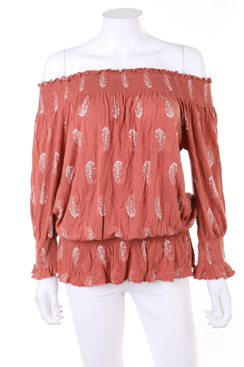 Carou LASCANA Carmen-3/4-Arm-Shirt mit Muster