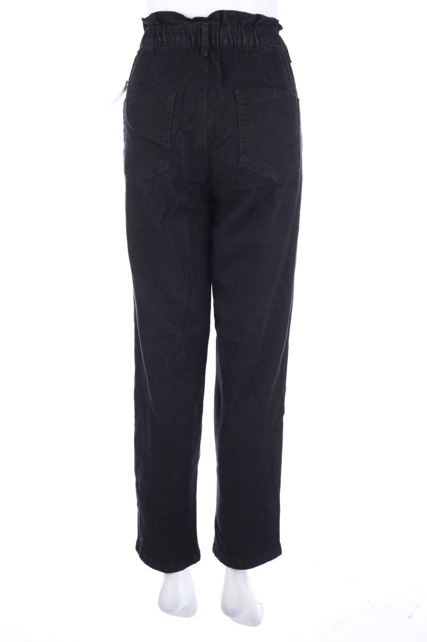 Carou Laura Torelli Denim-Paperbag-Hose