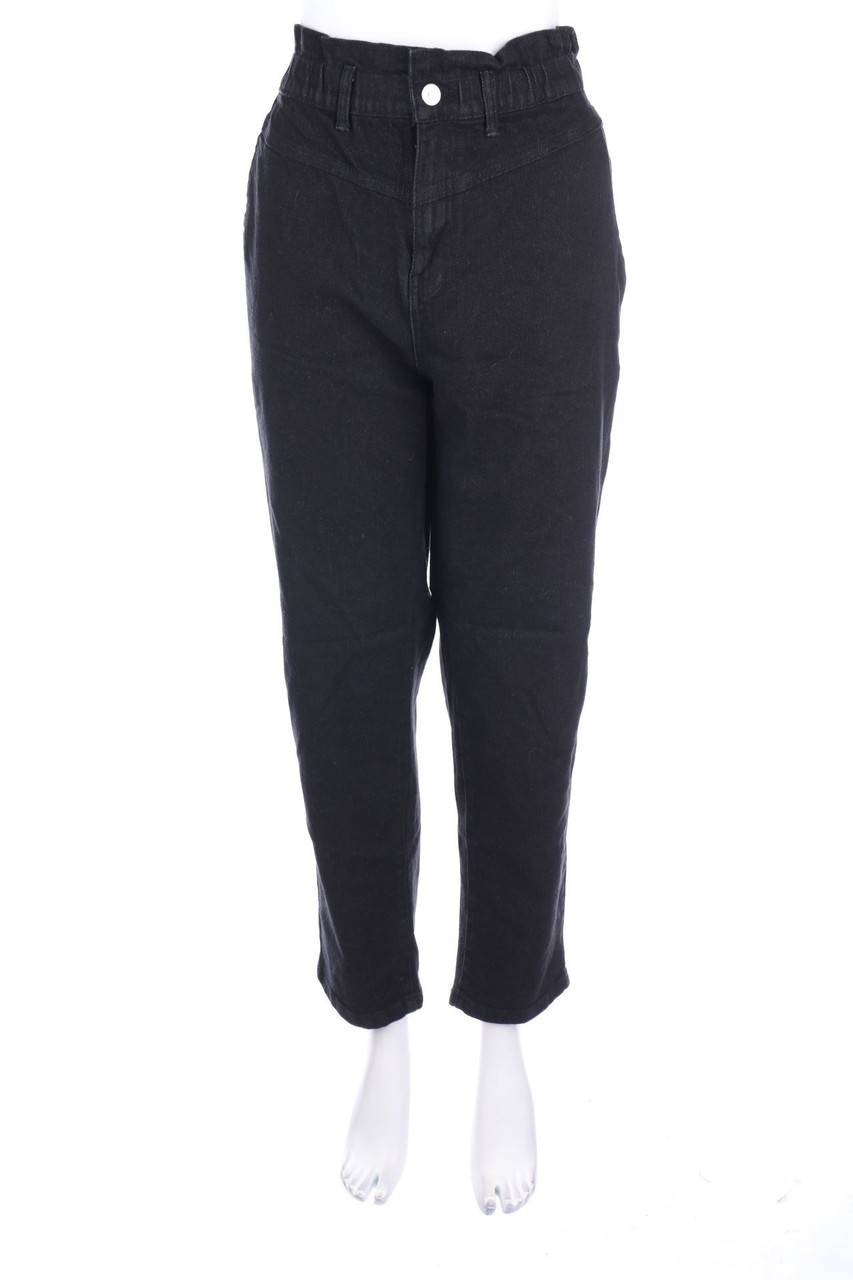 Carou Laura Torelli Denim-Paperbag-Hose