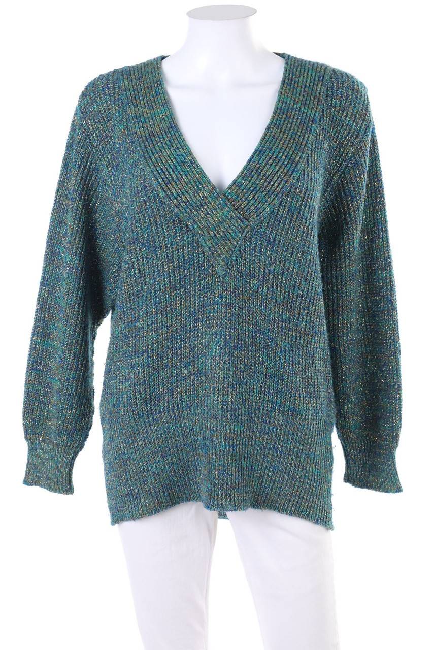 Carou le truc Strick-Pullover mit Metallic-Effekt