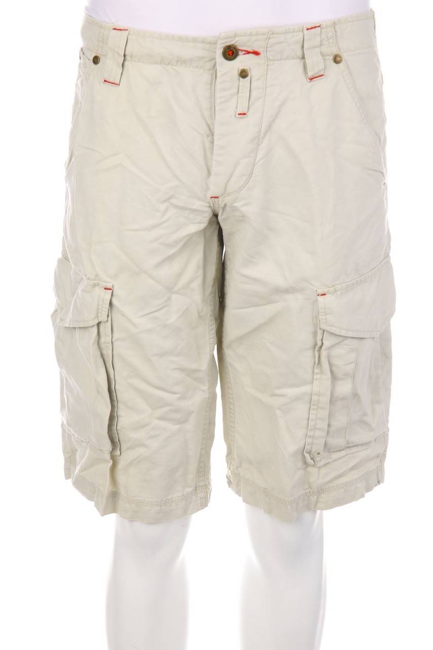 Carou Lee Cooper Cargo-Shorts aus Leinen-Mix