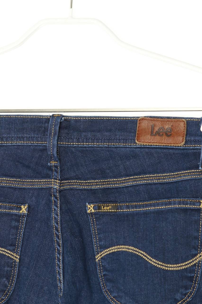 Carou Lee Straight Cut Jeans Mit Logo-Patch