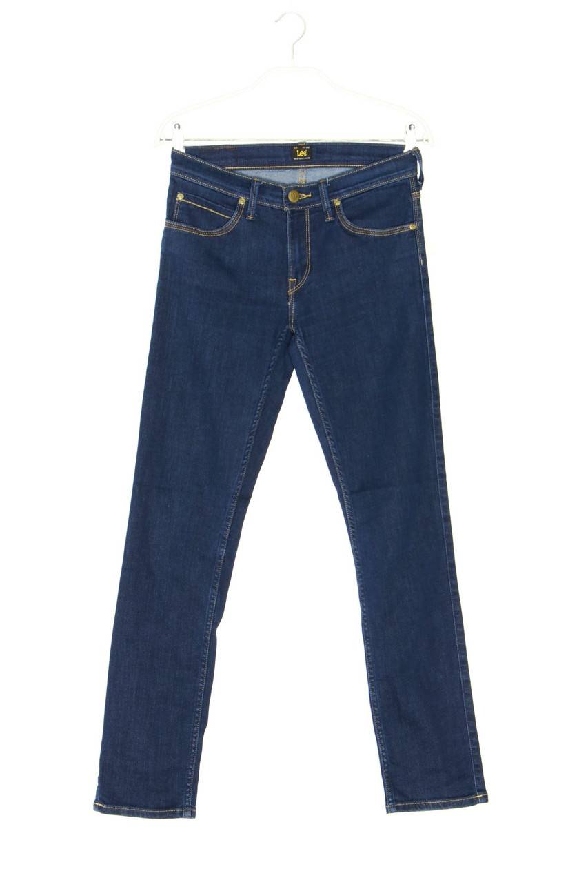 Carou Lee Straight Cut Jeans mit Logo-Patch