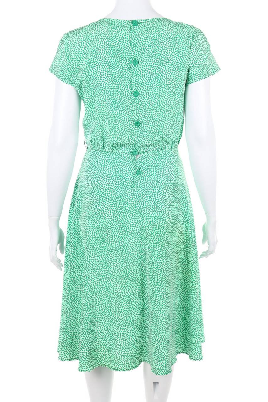 Carou Lenvol PARIS Vintage-Midikleid Mit Print