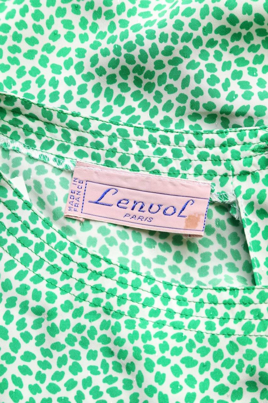Carou Lenvol PARIS Vintage-Midikleid Mit Print