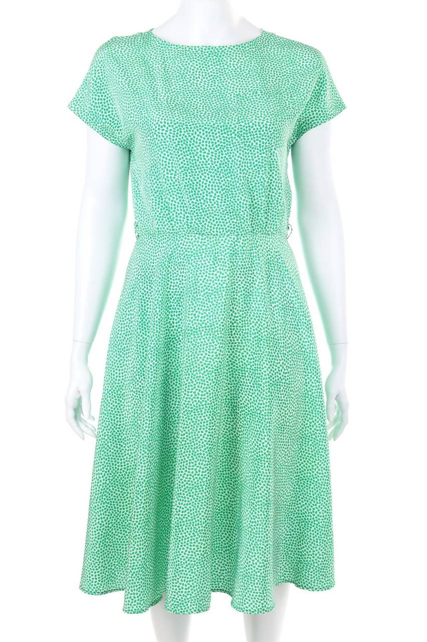 Carou Lenvol PARIS Vintage-Midikleid mit Print