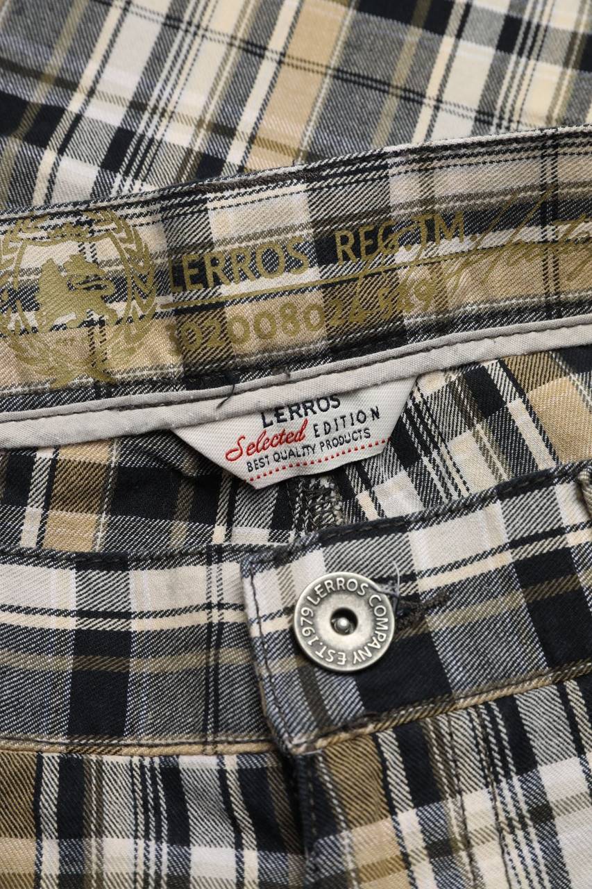 Carou LERROS Cargo-Shorts Mit Karo-Muster