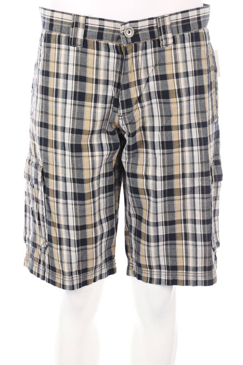Carou LERROS Cargo-Shorts mit Karo-Muster