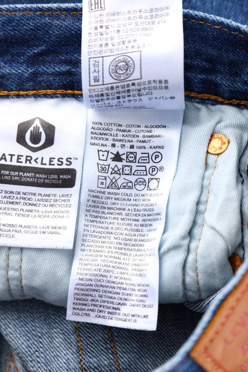 Carou LEVI´S Raw Denim Straight Cut Jeans