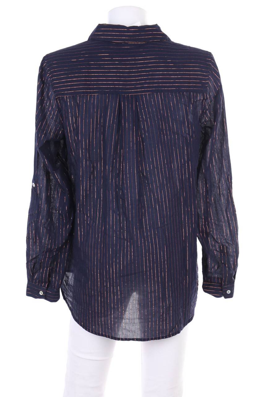 Carou LH By LA HALLE Bluse Mit Krempel-Ärmeln