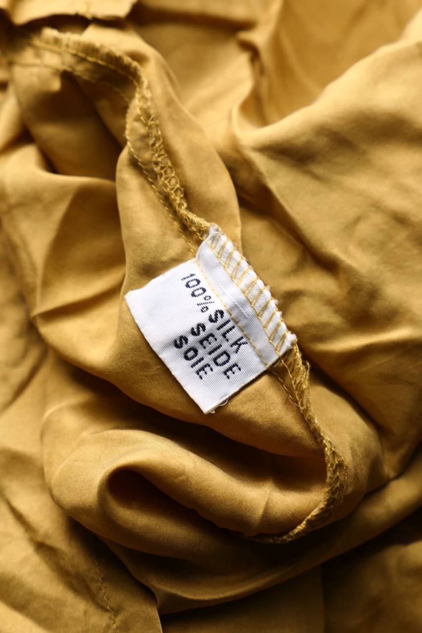 Carou LIBERTY Vintage-Kurzarm-Bluse Aus Seide