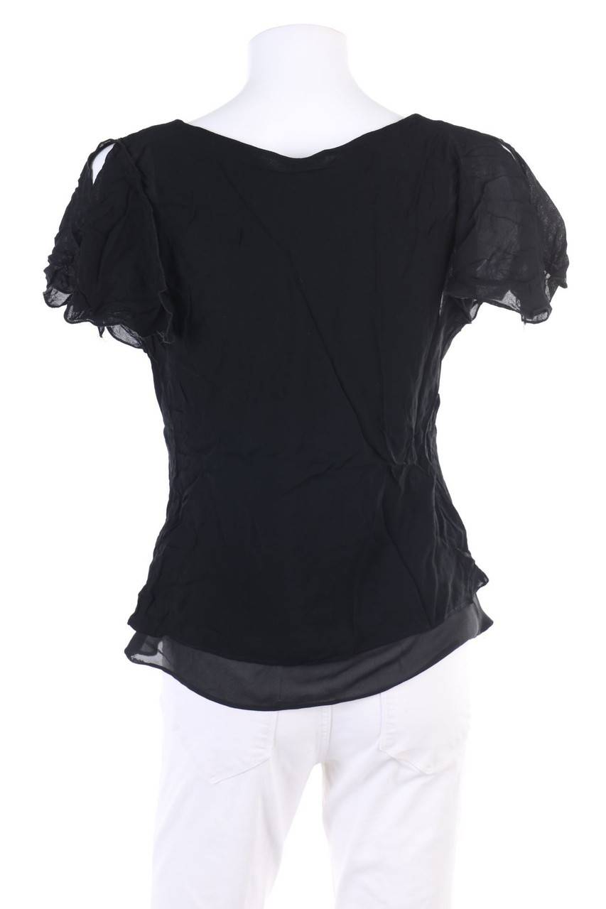 Carou Lily Kurzarm-Bluse Im Layer Look