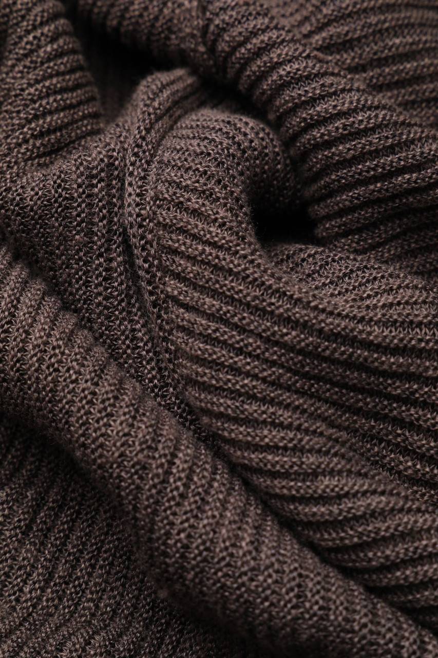 Carou Line. Strick-Pullover Aus Leinen-Mix