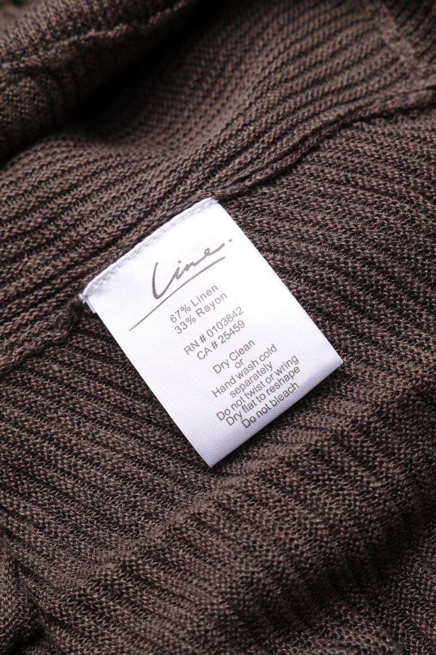 Carou Line. Strick-Pullover Aus Leinen-Mix