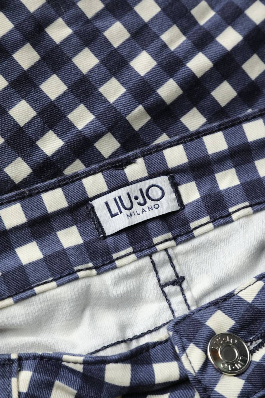 Carou LIU JO Slim Jeans Mit Karo-Muster