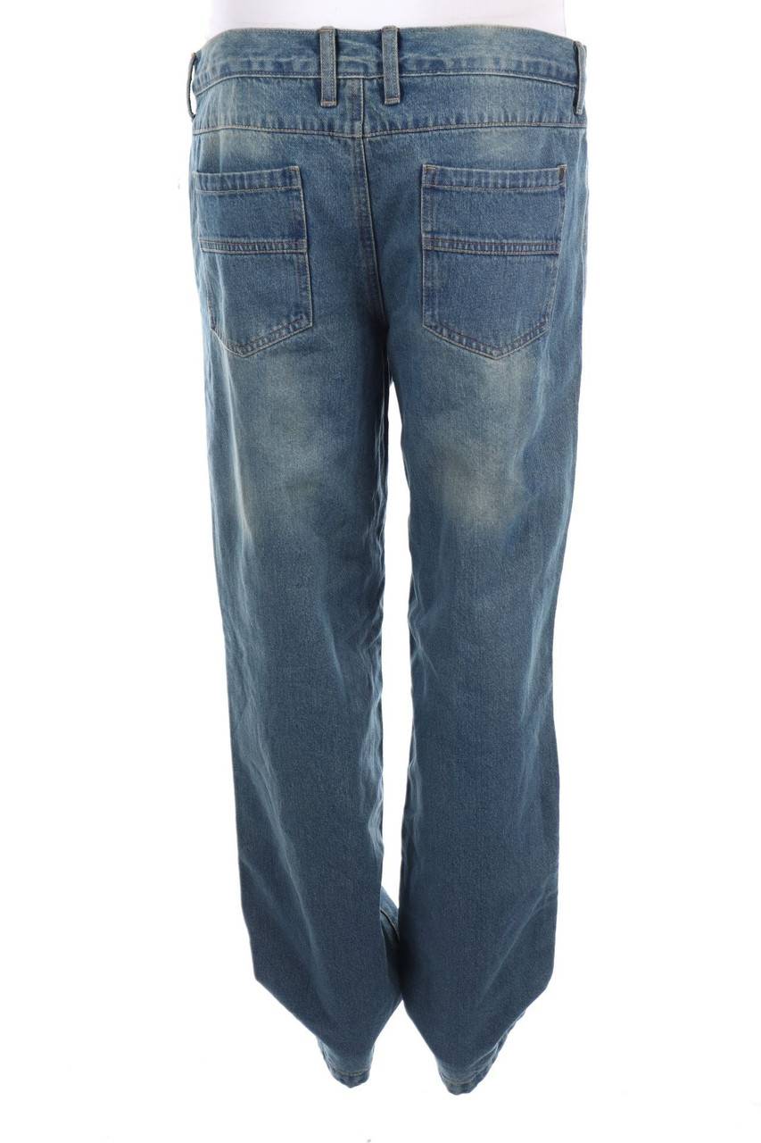 Carou LIVERGY Used Look Straight Cut Jeans