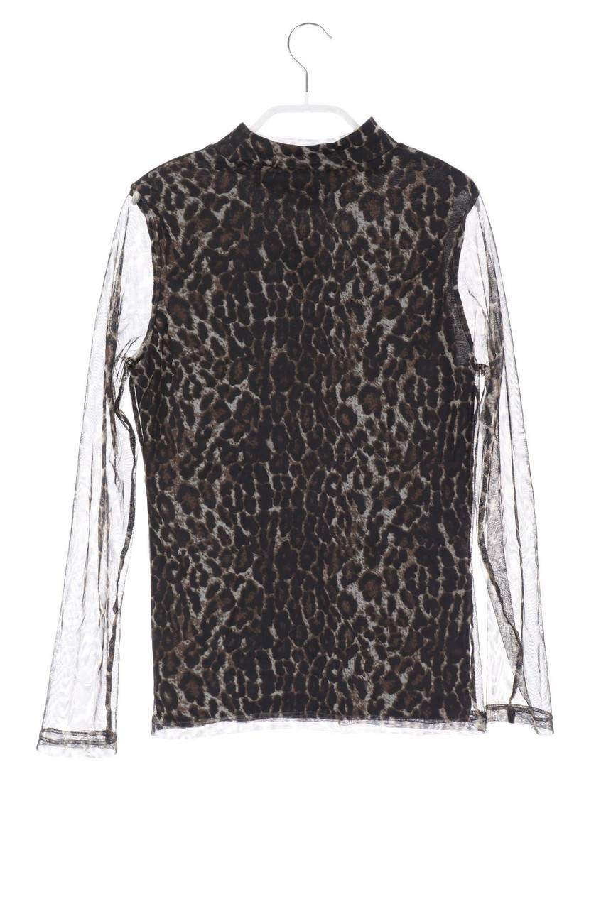 Carou Lmtd Mesh-T-Shirt Mit Leo-Print