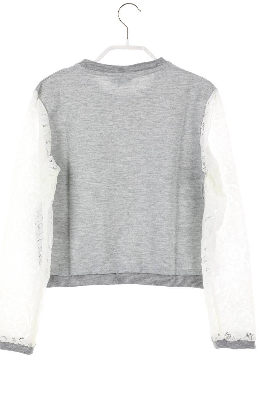 Carou Lmtd Sweatshirt Mit Spitzen-Einsatz