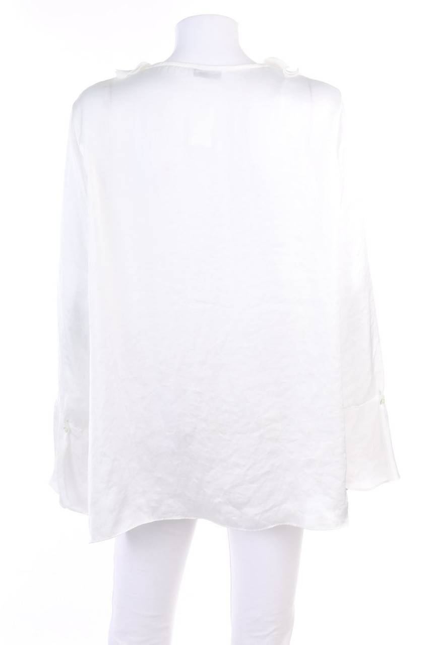 Carou LOUIS And MIA Satin-Volant-Bluse
