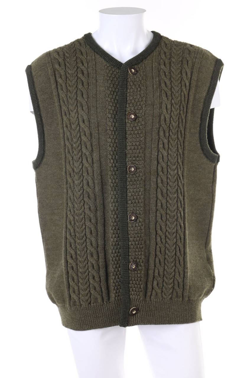 Carou Luc Moel Strick-Weste Mit Zopf-Muster