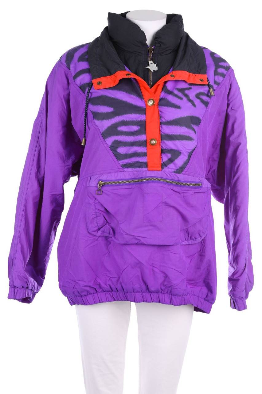 Carou LUHTA Vintage-Skijacke mit Statement-Print