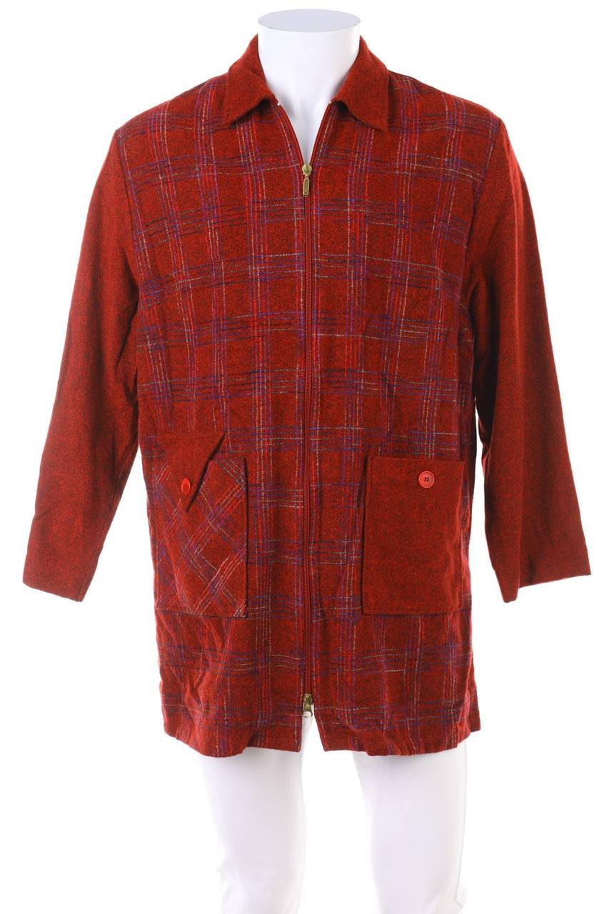 Carou LUIGI LAMBERTINO Jacke mit Tartan-Muster