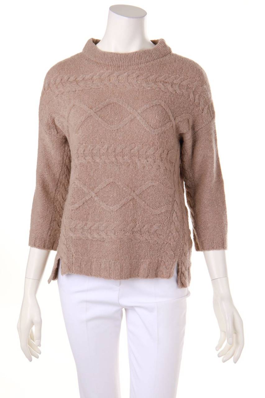 Carou LUISA CERANO Strick-Pullover mit Zopf-Muster