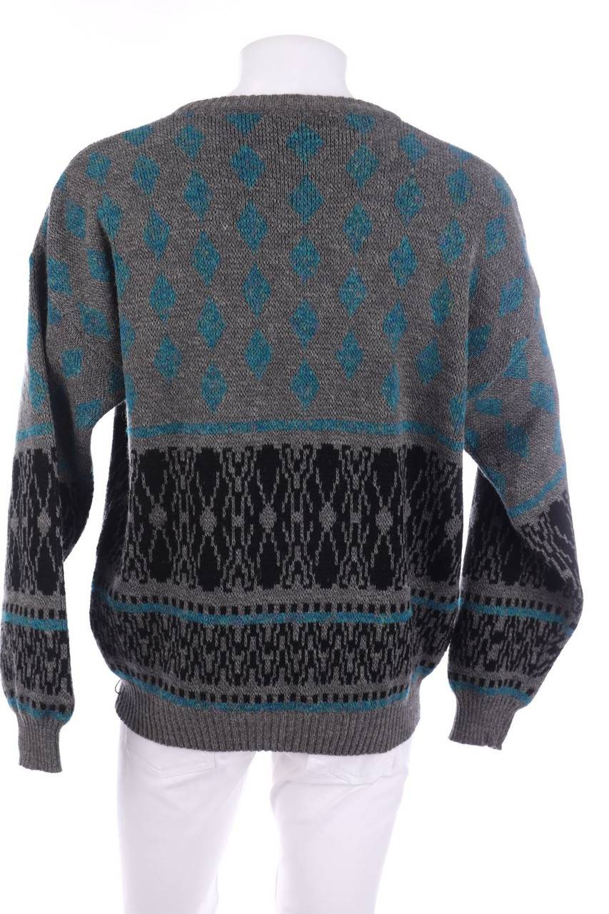 Carou LUPO UOMO Pullover Aus Woll-Mix Mit Muster