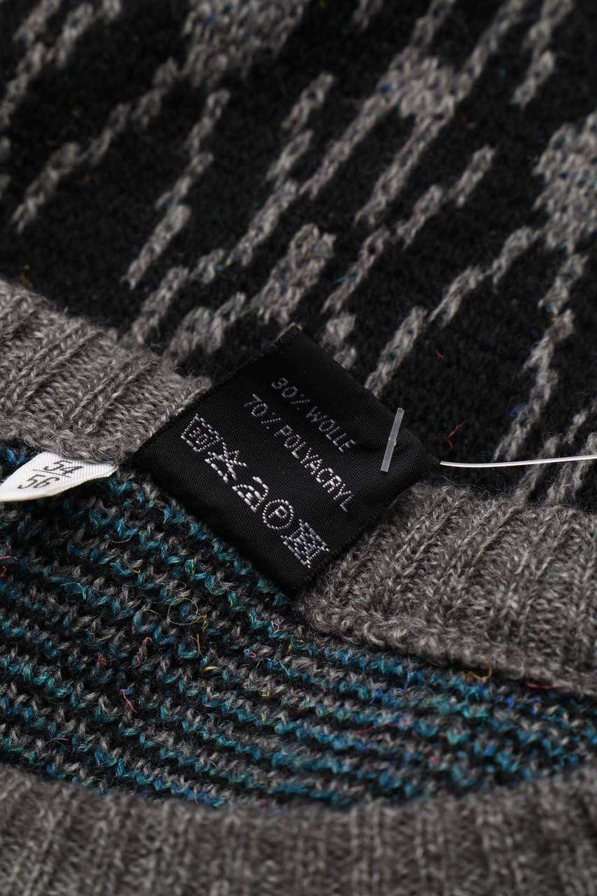 Carou LUPO UOMO Pullover Aus Woll-Mix Mit Muster