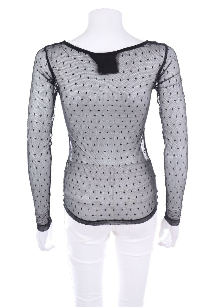 Carou Lyla Lyla Netz-Longsleeve-Shirt Mit Spitze