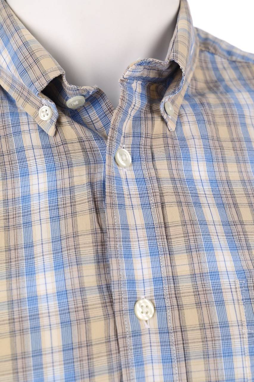 Carou M&S COLLECTION Kurzarm-Hemd Mit Karo-Muster