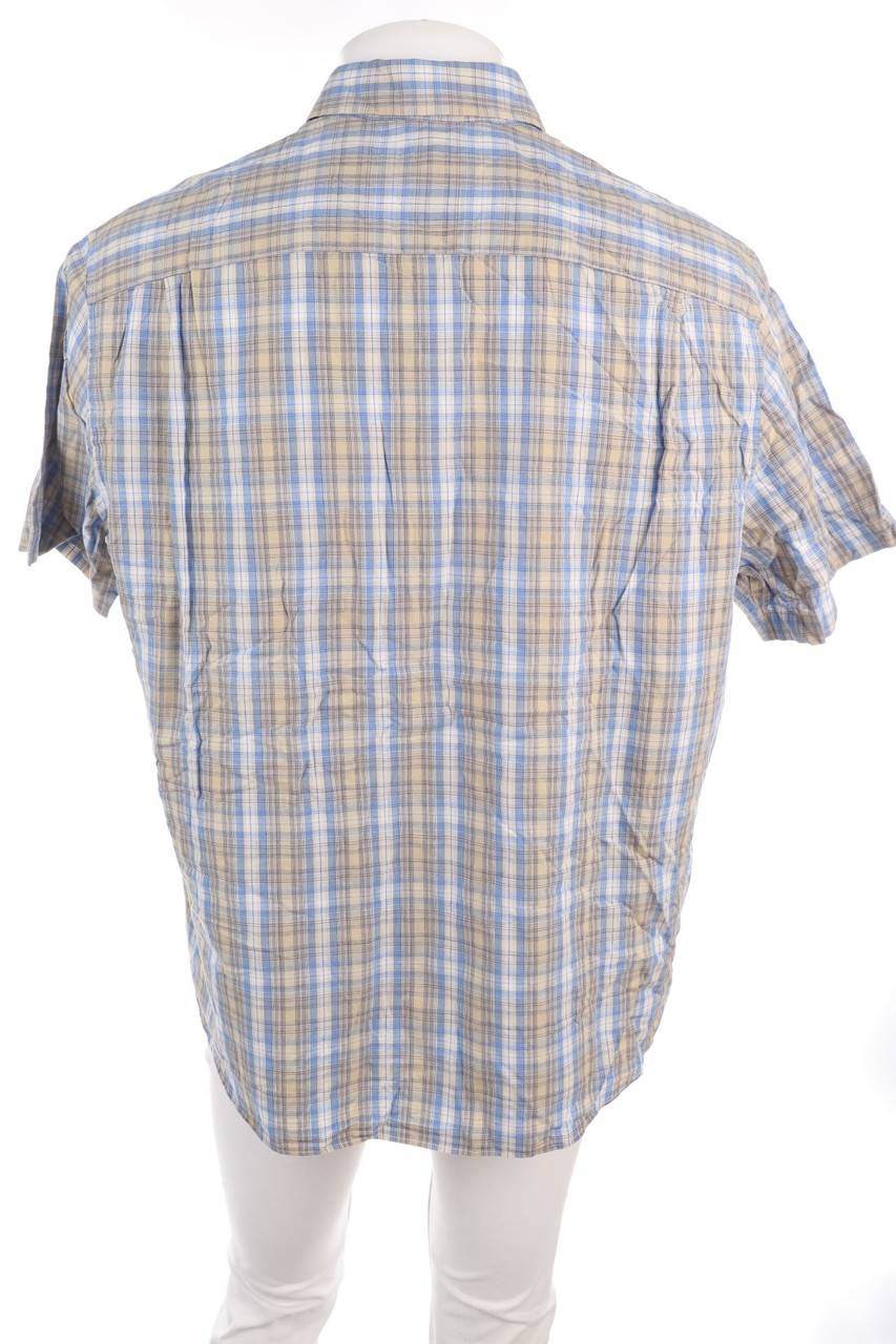 Carou M&S COLLECTION Kurzarm-Hemd Mit Karo-Muster