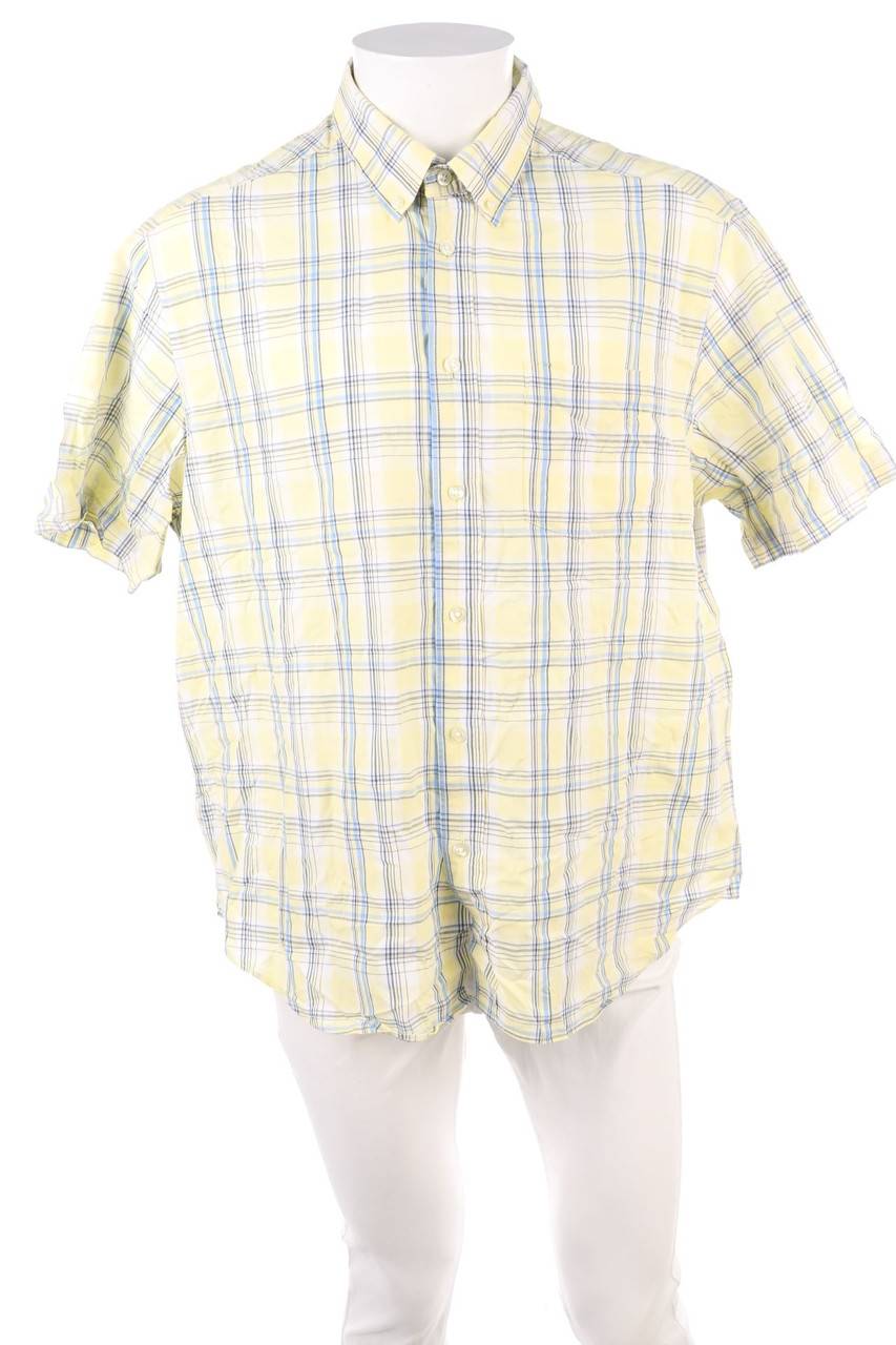 Carou M&S COLLECTION Kurzarm-Hemd mit Karo-Muster