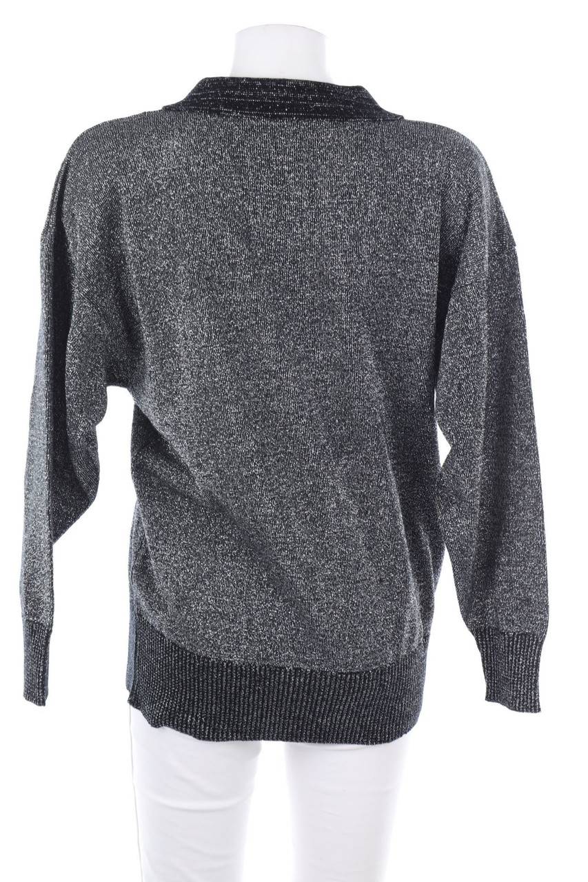 Carou Mac Elton Fashions Glitzer-Polo-Pullover