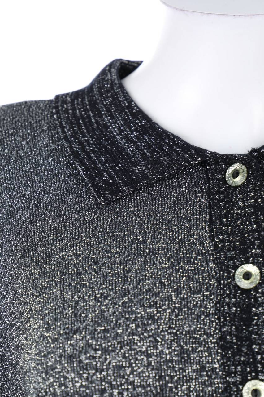 Carou Mac Elton Fashions Glitzer-Polo-Pullover