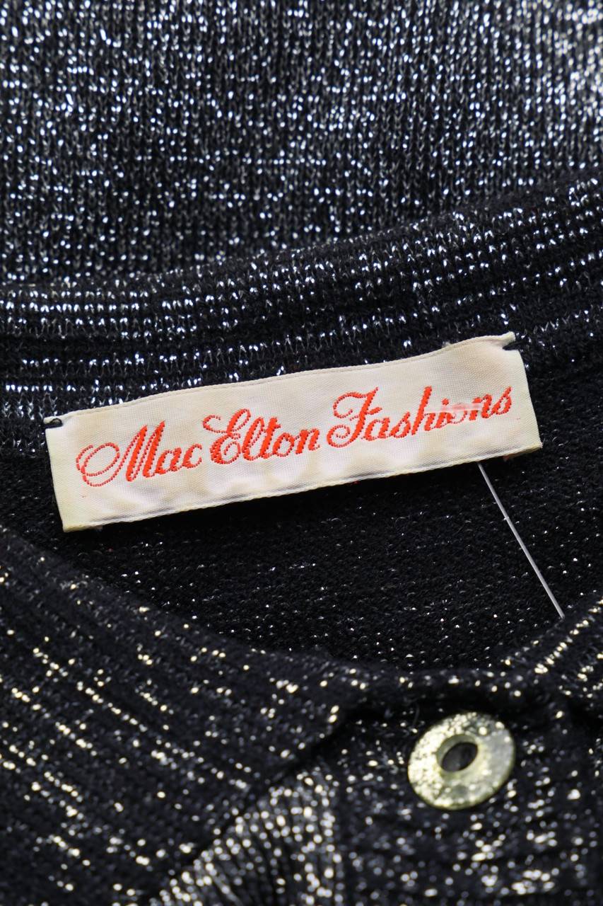 Carou Mac Elton Fashions Glitzer-Polo-Pullover