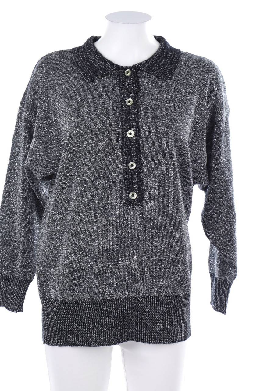 Carou Mac Elton Fashions Glitzer-Polo-Pullover