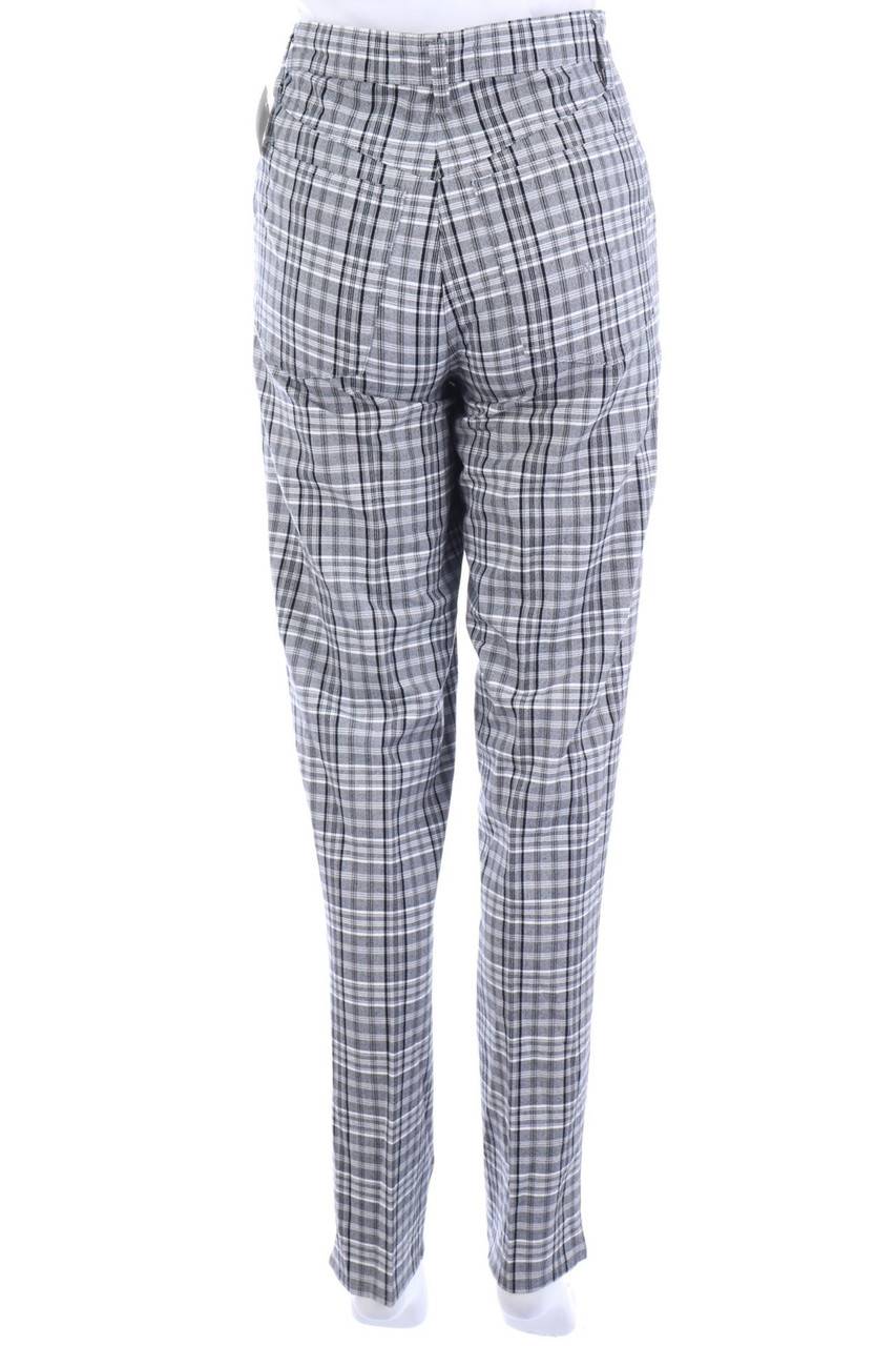 Carou MAC Skinny-Hose Mit Karo-Muster