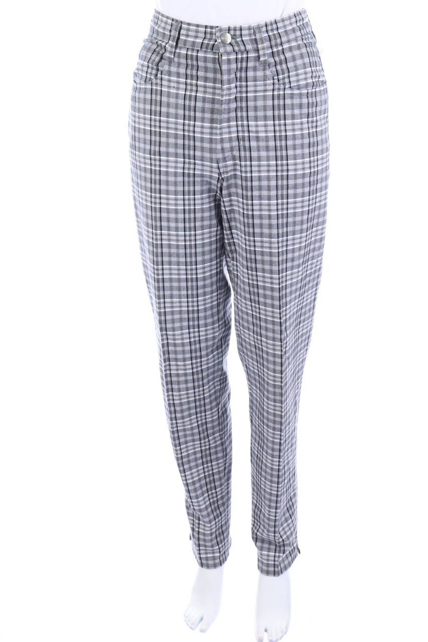 Carou MAC Skinny-Hose mit Karo-Muster