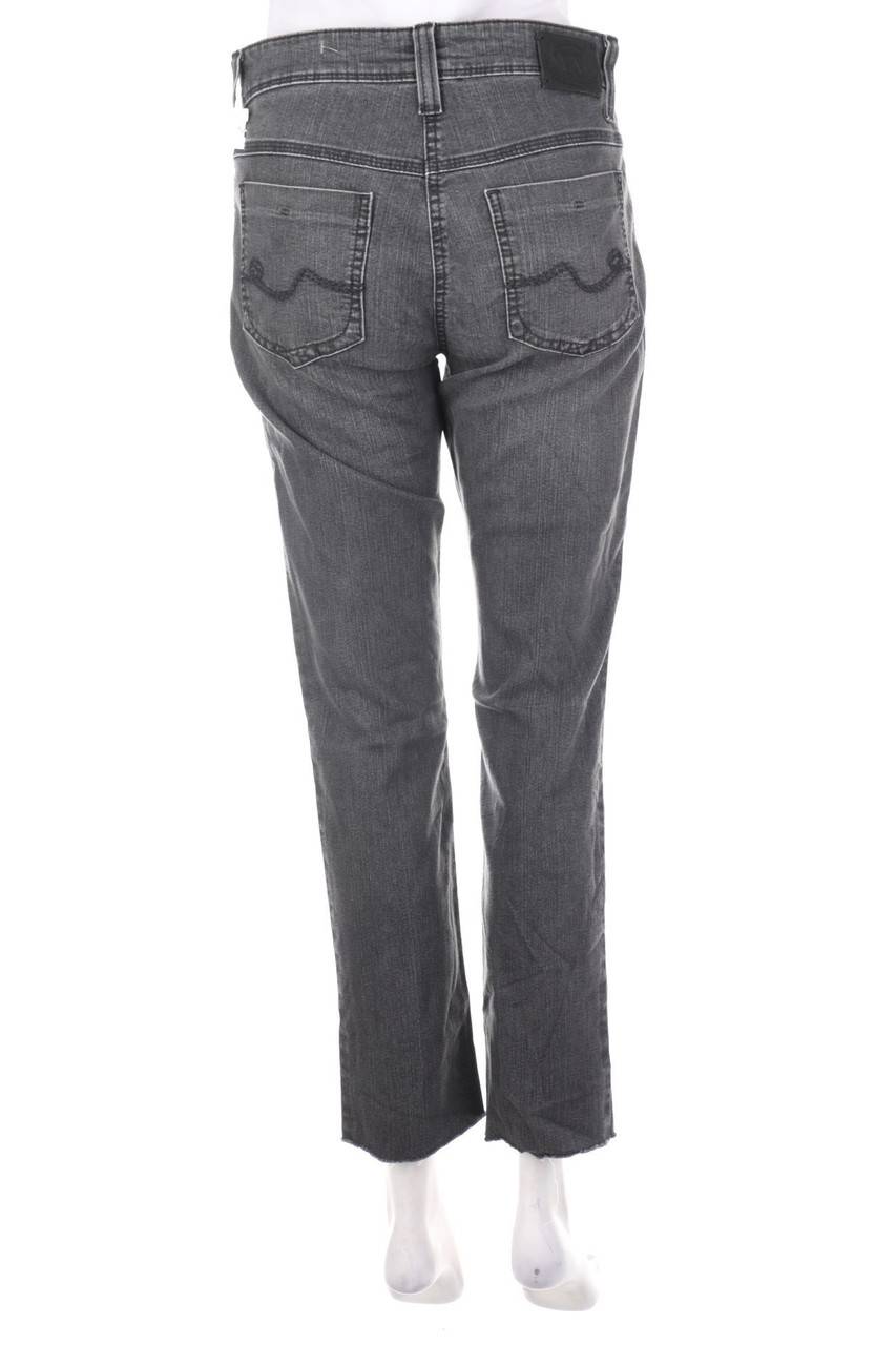 Carou MAC Used Look Skinny-Jeans Mit Logo-Patch