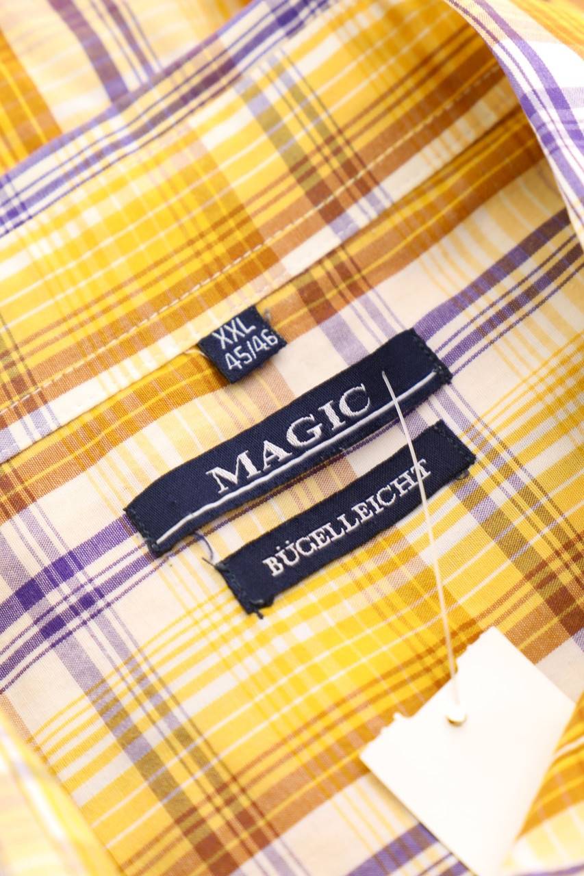 Carou MAGIC Kurzarm-Hemd Mit Karo-Muster