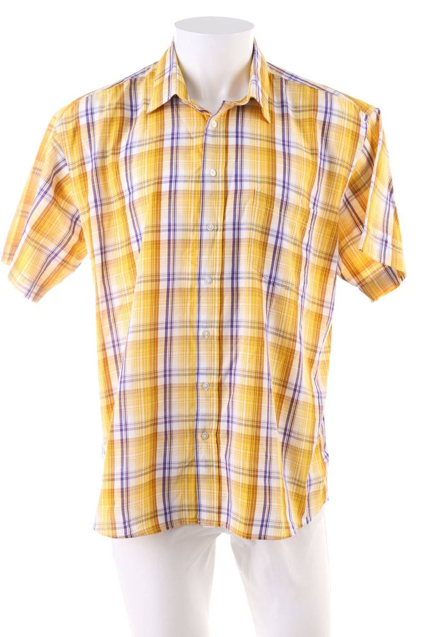 Carou MAGIC Kurzarm-Hemd Mit Karo-Muster