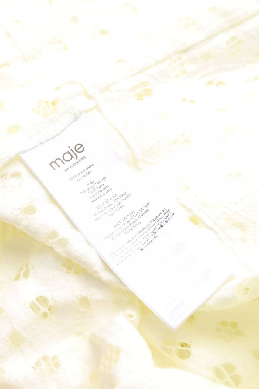 Carou Maje Kleid Aus Spitze In Wickel-Optik