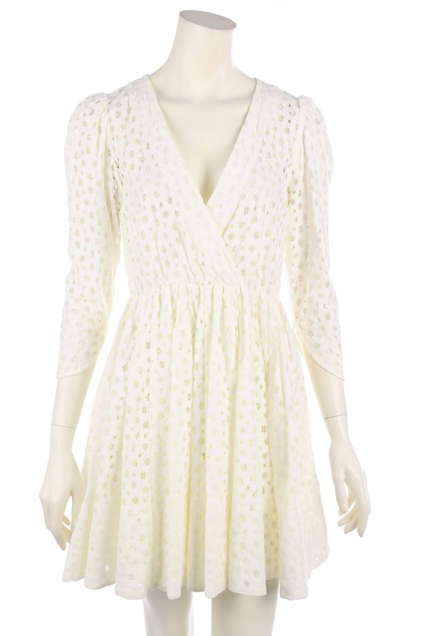 Carou maje Kleid aus Spitze in Wickel-Optik