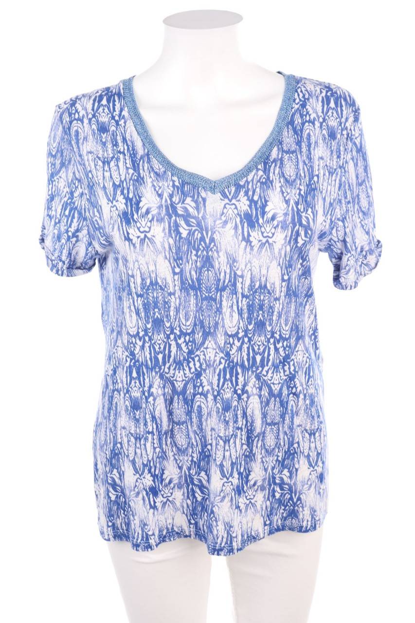 Carou maje Shirt aus Leinen-Mix