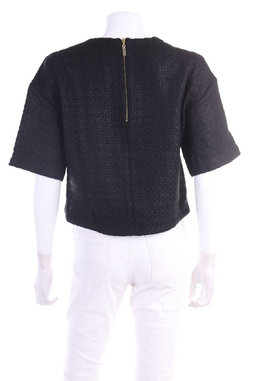 Carou MANGANO Bouclé-Pullover Mit Fransen