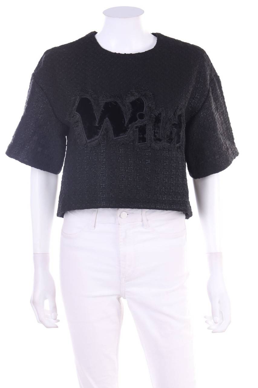 Carou MANGANO Bouclé-Pullover mit Fransen