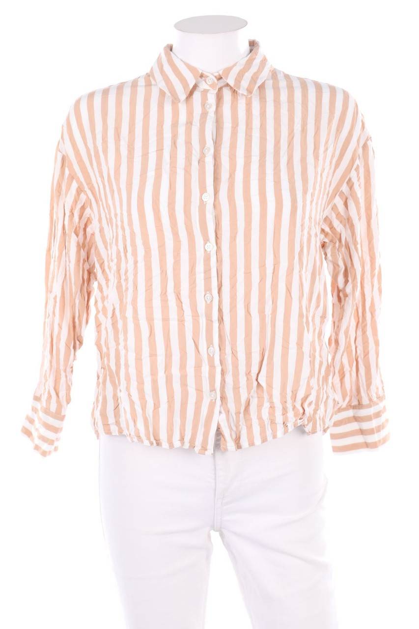 Carou MANGO Hemd-Bluse mit Streifen